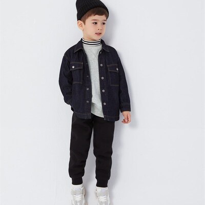 秋冬款儿童保暖裤子女童加绒长裤中大童羊羔绒卫裤男童加厚休闲裤