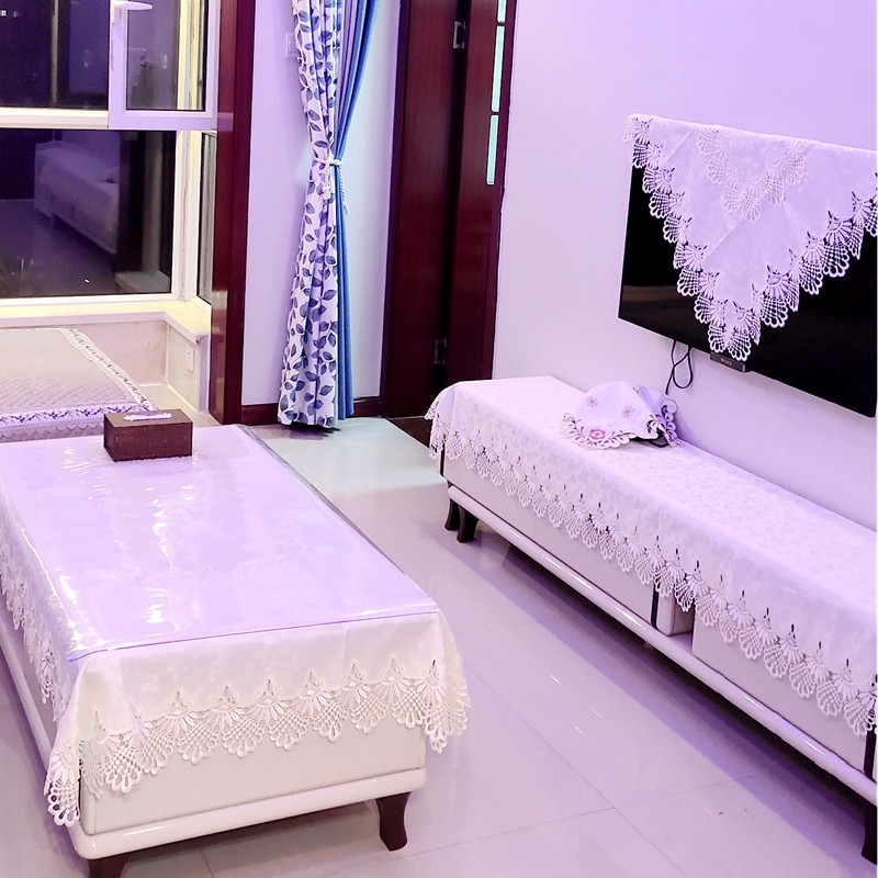 蕾丝布艺客厅抽拉式电视柜布茶几布电视防尘盖巾长方餐边柜鞋柜布,居家布艺,桌布,淘宝优惠券,粉丝福利购,淘宝优惠卷