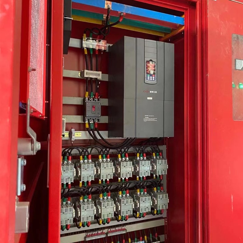 水泵星三角降压软启动控制柜巡检柜双门IP55双电源机械应急启动柜