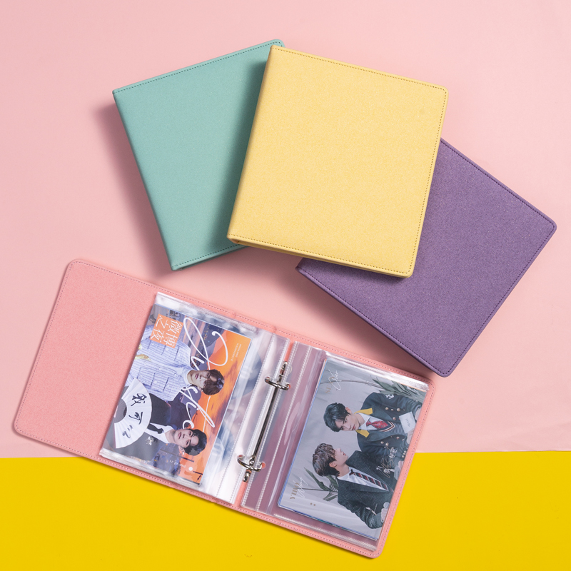 拍立得相册3寸4寸收纳本封面定制活页两格卡册照片5寸6寸明信片收