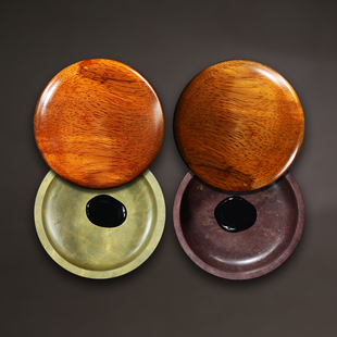 赋比兴 肇庆端砚台 4寸带盖砚台 肇庆绿端宋坑砚台 不干墨砚台 书