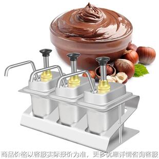 果酱泵机果酱草莓酱出料器三缸加果酱泵器双缸不锈钢果酱泵挤果酱