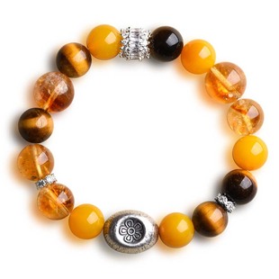 晴曛晶灵系列 金木水火土 水晶手串水晶手链招米手链转运