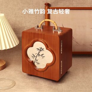 果设首饰盒实木质精致高档桌面饰品收纳盒乔迁生日新婚礼物送闺蜜