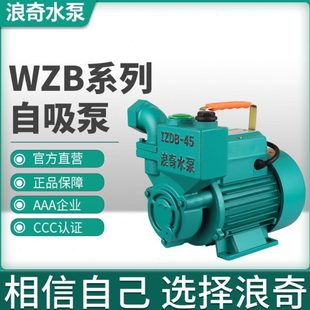 浪奇WZB增压泵家用自来水加压泵自吸泵