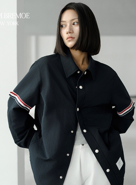 【TNOM BREMOE】秋季男士复古夹克翻领女士衬衫长袖嬉皮部落风