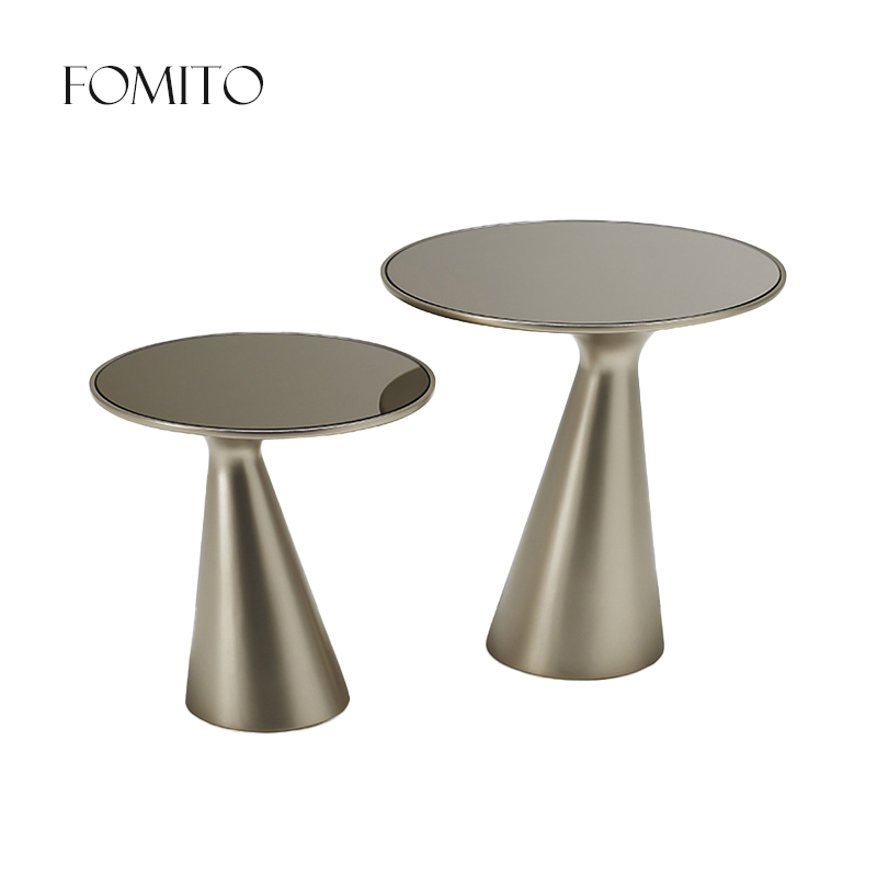 设计师茶几极简风格咖啡桌现代客厅沙发边几钢化玻璃桌面小茶几