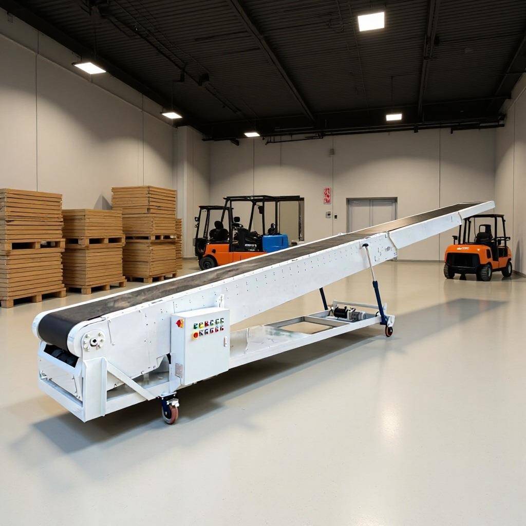 三节伸缩移动升降输送机肥料粮食装车卸货传送带TC-M3-5/8移动式