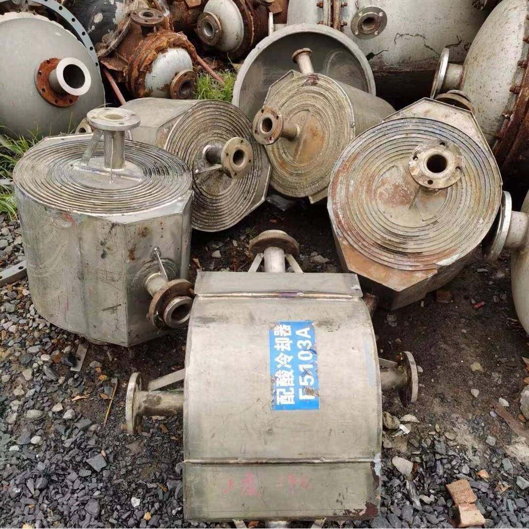二手钛材螺旋板换热器工业不锈钢板式换热器螺旋板换热器