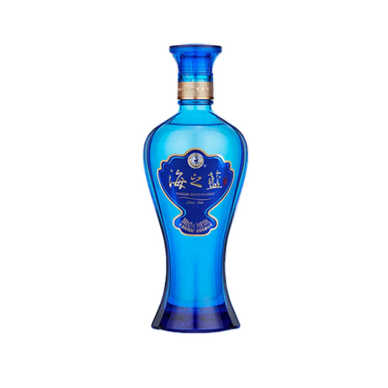 【官方正品】洋河海之蓝42度100ml*1瓶小酒绵柔型浓香白酒