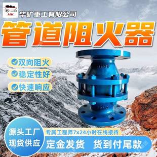 GZW 快速响应阻火器 实时监测 稳定性强 25管道阻火器 管道阻火器