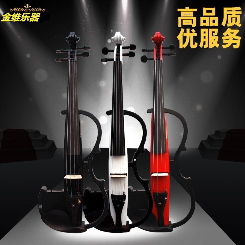 金维电子小提琴4/4舞台演出独奏演奏表演练习初学者