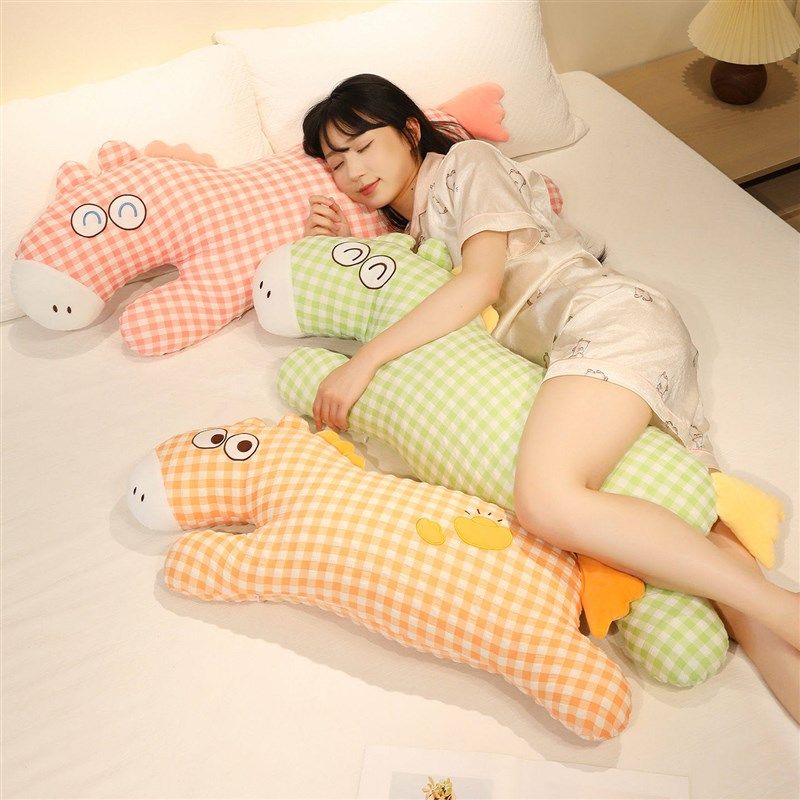 多巴胺小马长条抱枕女生睡觉玩偶床上大靠枕床头孕妇侧睡夹腿枕头,居家布艺,靠垫/抱枕,淘宝优惠券,粉丝福利购,淘宝优惠卷