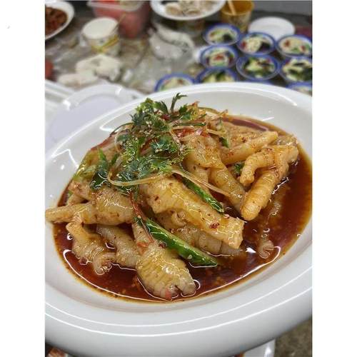 食品菜品泡椒鸡爪模型无骨模型仿真模型菜酒店鸡爪鸡爪仿真鸡爪