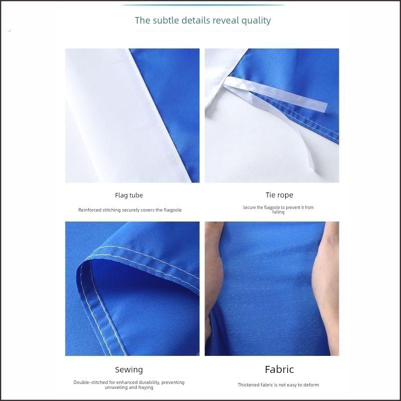 白鹿应援大旗明星应援旗白鹿应援旗户外摆地摊演唱会应援小旗定做