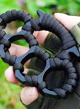 指虎合法防身武器户外拳扣手衣架四指拳套自卫虎指破窗器用品装备