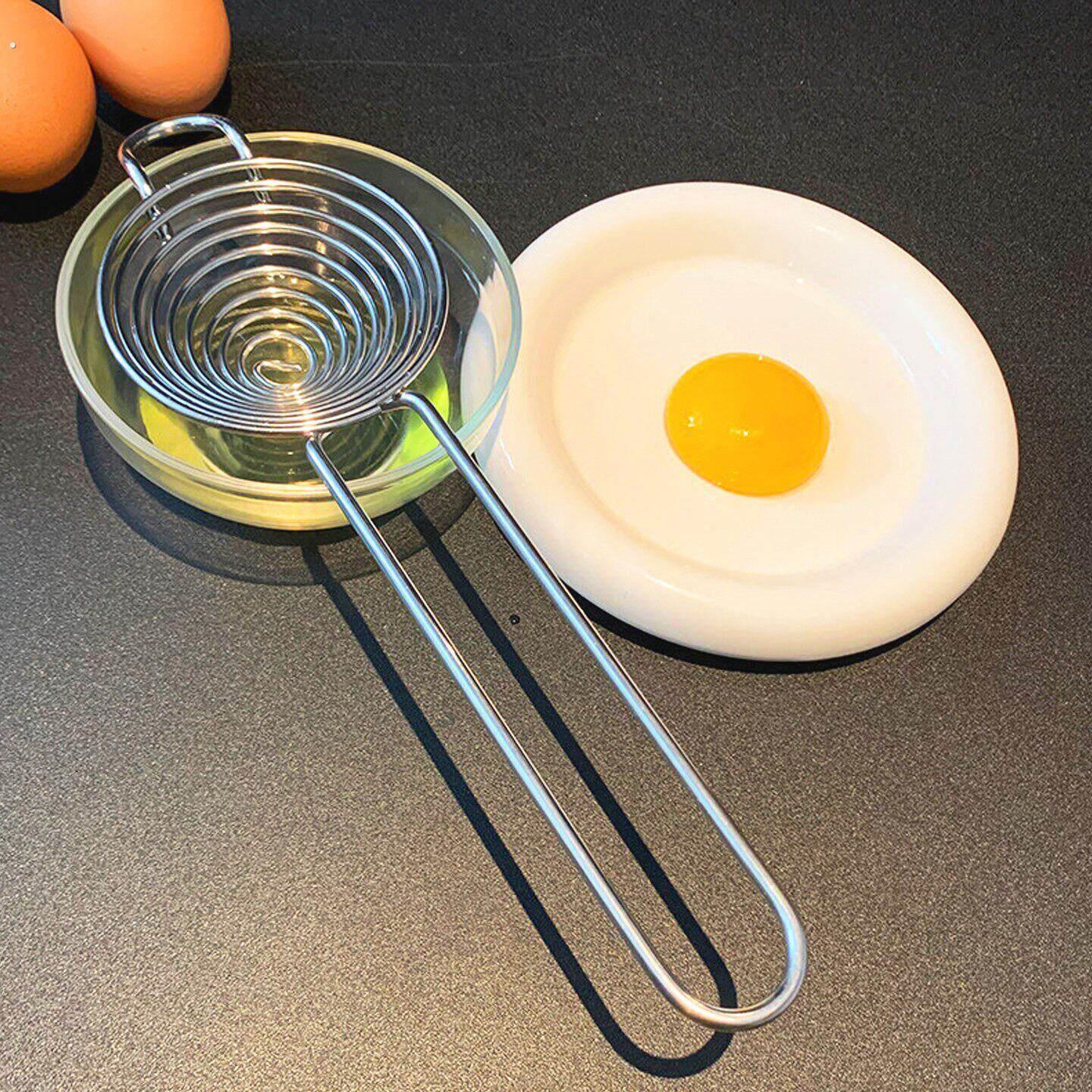 蛋清分离器不锈钢蛋黄蛋白隔取器厨房分蛋器烘焙蛋液过滤器分隔器