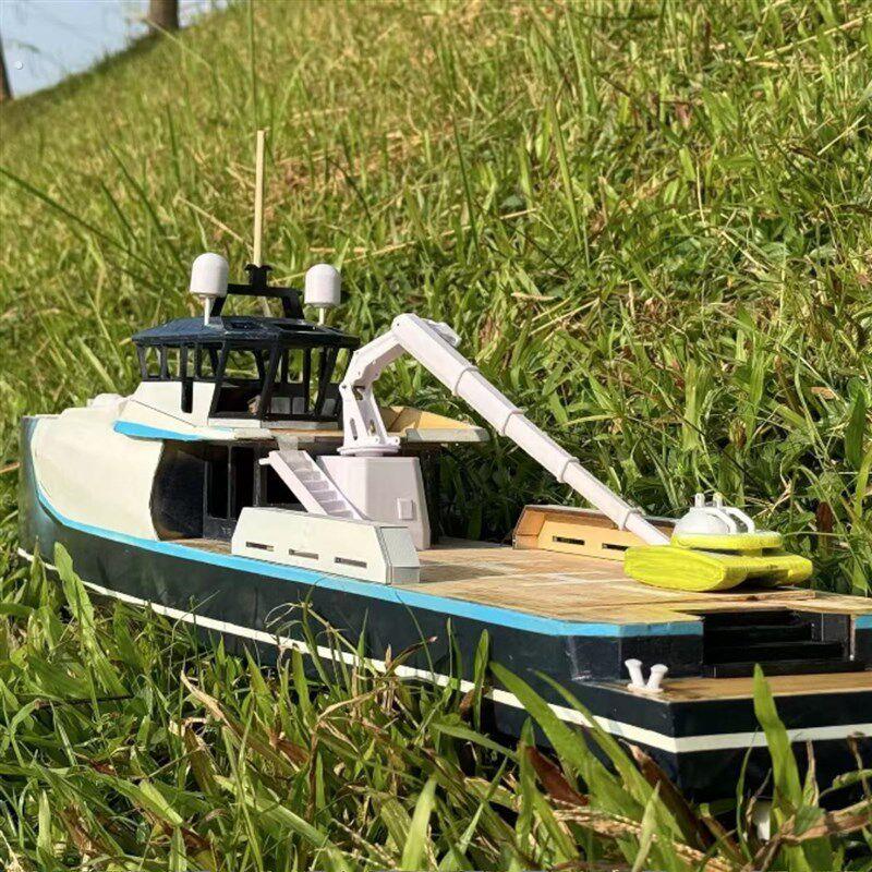 海斧豪华游艇 手工拼装船模1:50