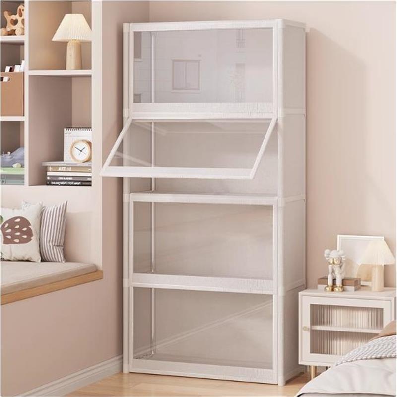 简易衣柜卧室家用结实耐用衣物收纳柜组装折叠防尘衣橱出租房用