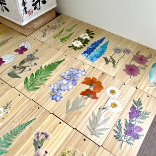 真花书签手工成品植物压花diy手工制作竹片干花书签 成品押花装饰