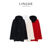 羊绒针织开衫 翎禾LINGHE 主理人专属「雪国列车」长袖 外