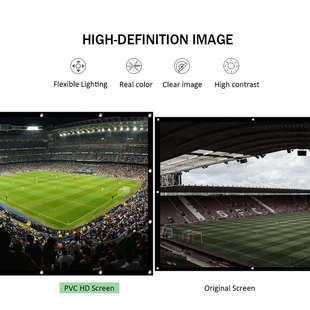 心心念的来了！100英寸4K高清投影布幕布可折叠家庭影院便携式