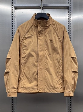 非常主流男装美式休闲立领夹克男款宽松休闲上衣痞帅加棉加厚外套