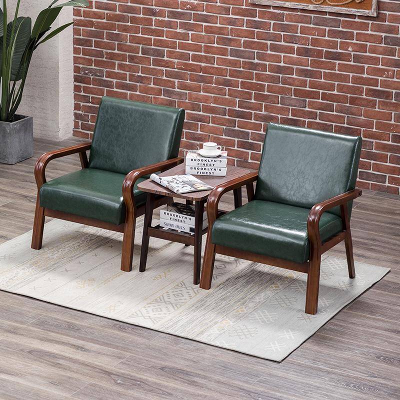 需定制简约现代办公室商务会客酒店休息区接待洽谈单人小沙发椅茶