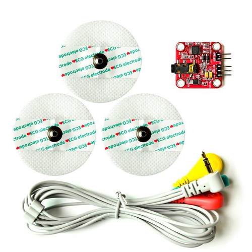 肌肉电模拟信号传感器采集 duino生物电子电路EMG开发套件 包邮