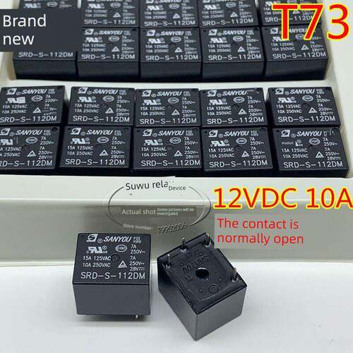 电饭煲高压锅空调继电器Yx202-S-112Dm 10A12Vdc Srd-S-112Dm T73