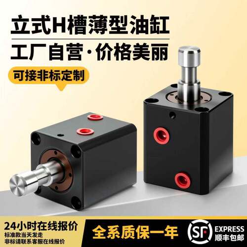 薄型立式H槽光轴杆模夹具液压油缸CX-SD-H