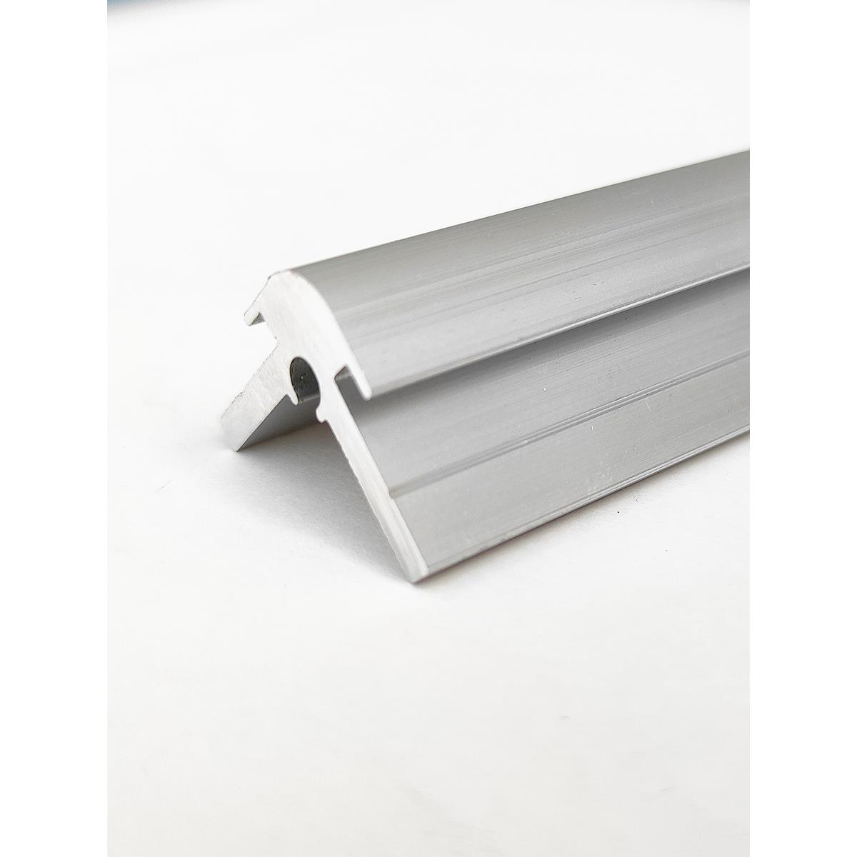 R5-2机箱角铝铝材2毫米卡槽圆弧铝型材插2铝板机柜机箱配件切开孔