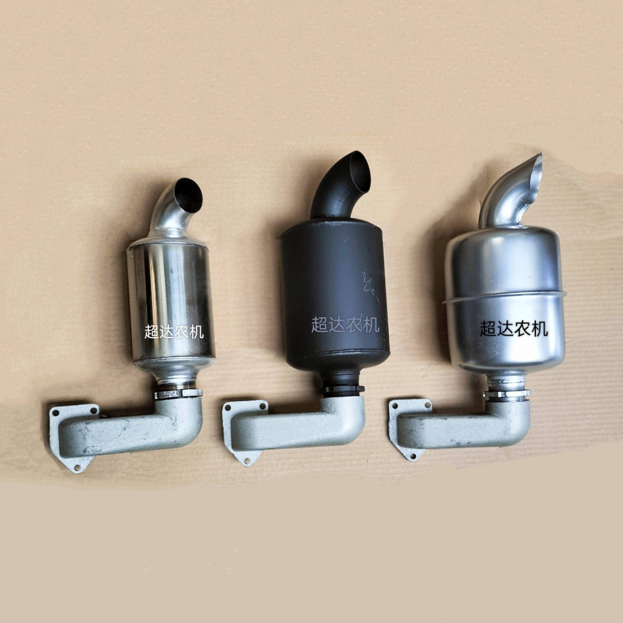 常州常柴H14L24常发195时风1110/1115消声器排气管烟筒消音器弯管