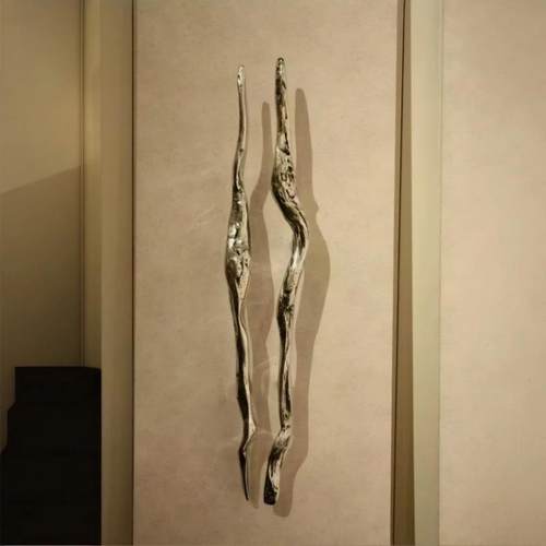 定制高端树枝门拉手豪华酒店玻璃门拉手双门把手创意树杈门把手