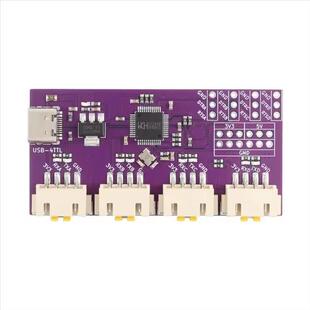 C接口6Mbps高速CH344芯片通讯转换模块 Type USB转4路TTL串口 USB