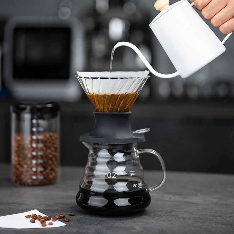 烨咖啡 聪明杯套装玻璃滴滤式滤壶浸泡萃取泡茶套装手冲咖啡器具