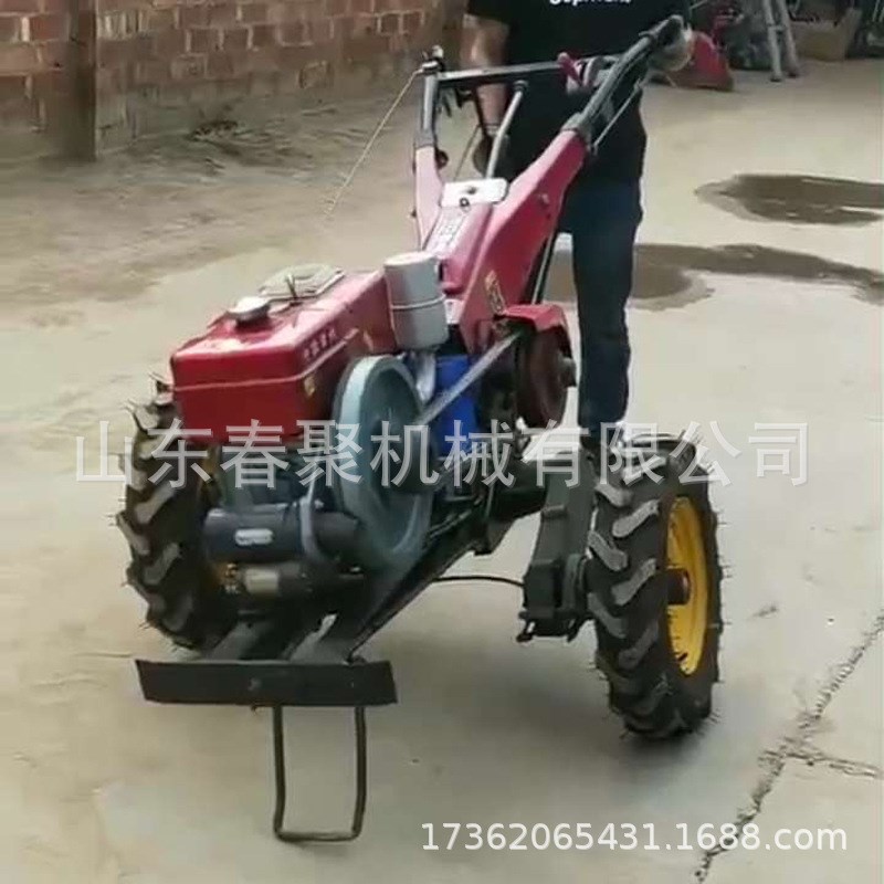 12匹手扶犁耕机 手扶拖拉机15马力柴油旋耕机
