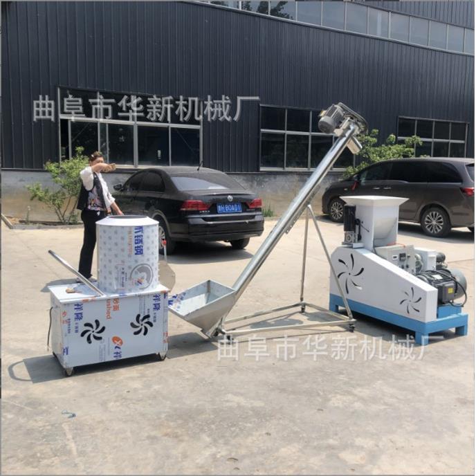 鱼饲料颗粒机水产养殖自动膨化机乌龟养殖漂浮饵料猫狗宠物狗粮机