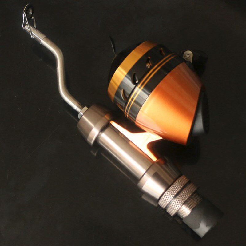 复合弓反曲直拉弓箭打射鱼渔轮金属底座导杆 英螺纹装备