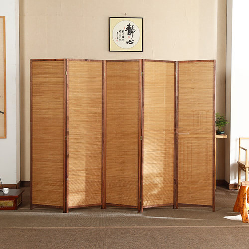 复古屏风折叠移动日式室简易茶室房间入门遮挡玄关