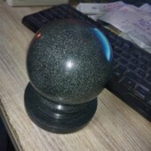 天然青石圆球建筑园林栏景观杆围墙柱珠屋顶大理石原石磨光小石球