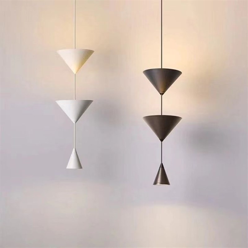 轻奢网红卧室床头吊灯现代极简创意时光沙漏客厅背景墙装饰灯具