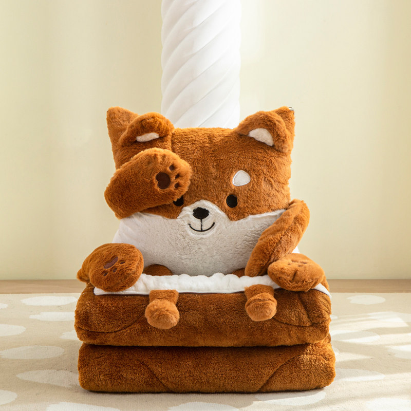 两用抱枕被加厚冬季汽车沙发生宿舍靠垫枕头被午休可爱毛绒,居家布艺,抱枕被,淘宝优惠券,粉丝福利购,淘宝优惠卷