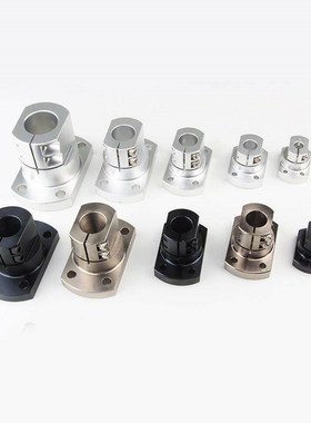 底座用支架法兰开口型导向轴支座光轴固定座CLSB/CLSM/CLSAM20