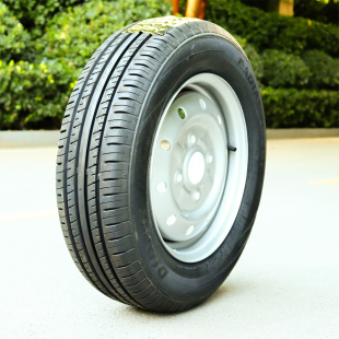 四轮电动轿车轮胎165 70R13轮毂轮胎老年步车轮毂铝圈备胎总成