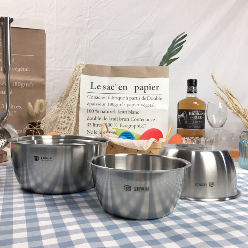 18/10不锈钢碗 304防摔碗沙拉碗 汤碗 料理碗 面盆 吃面碗 面碗