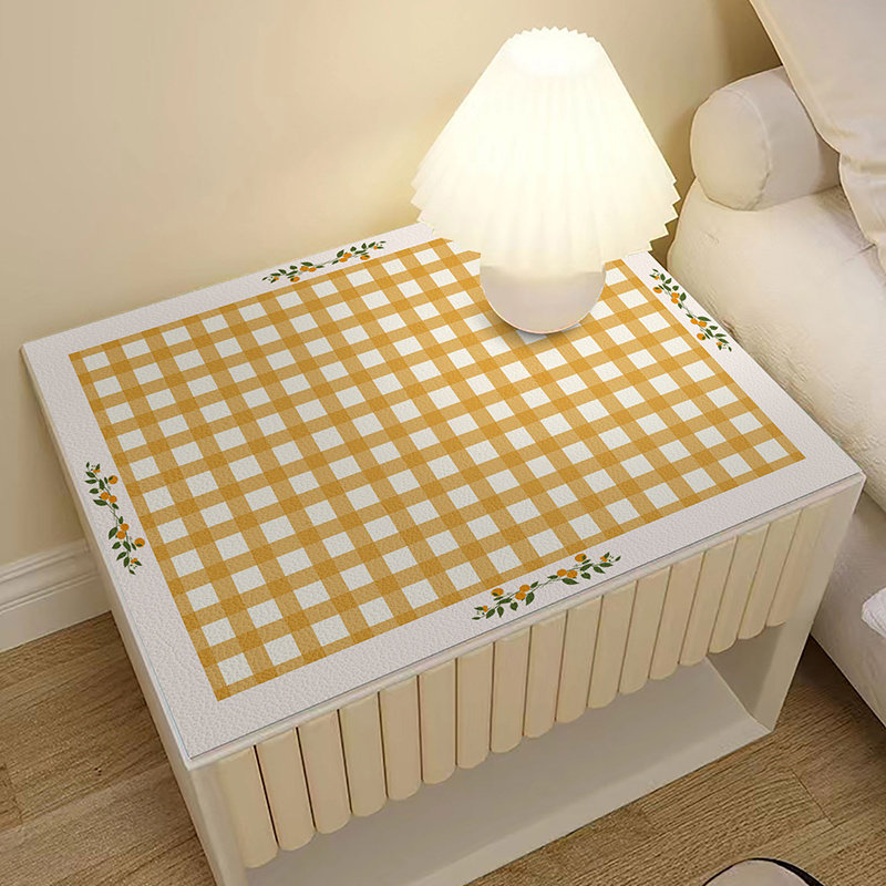卧室床头柜盖布皮革桌垫pvc防水防油梳妆台保护垫餐桌防尘垫桌布,居家布艺,床头柜盖布,淘宝优惠券,粉丝福利购,淘宝优惠卷