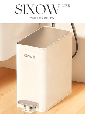 大容量2025新款脚踩厨房垃圾桶家用客厅轻奢高档高颜值带盖