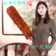 红宝坊乌木把真鸡毛掸子除尘家用鸡毛禅子扫灰不掉毛纯手工加长型