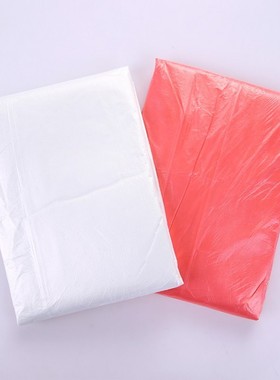 加厚桌布一次性餐桌布塑料透明圆桌家用红色台布酒店用结婚庆用品